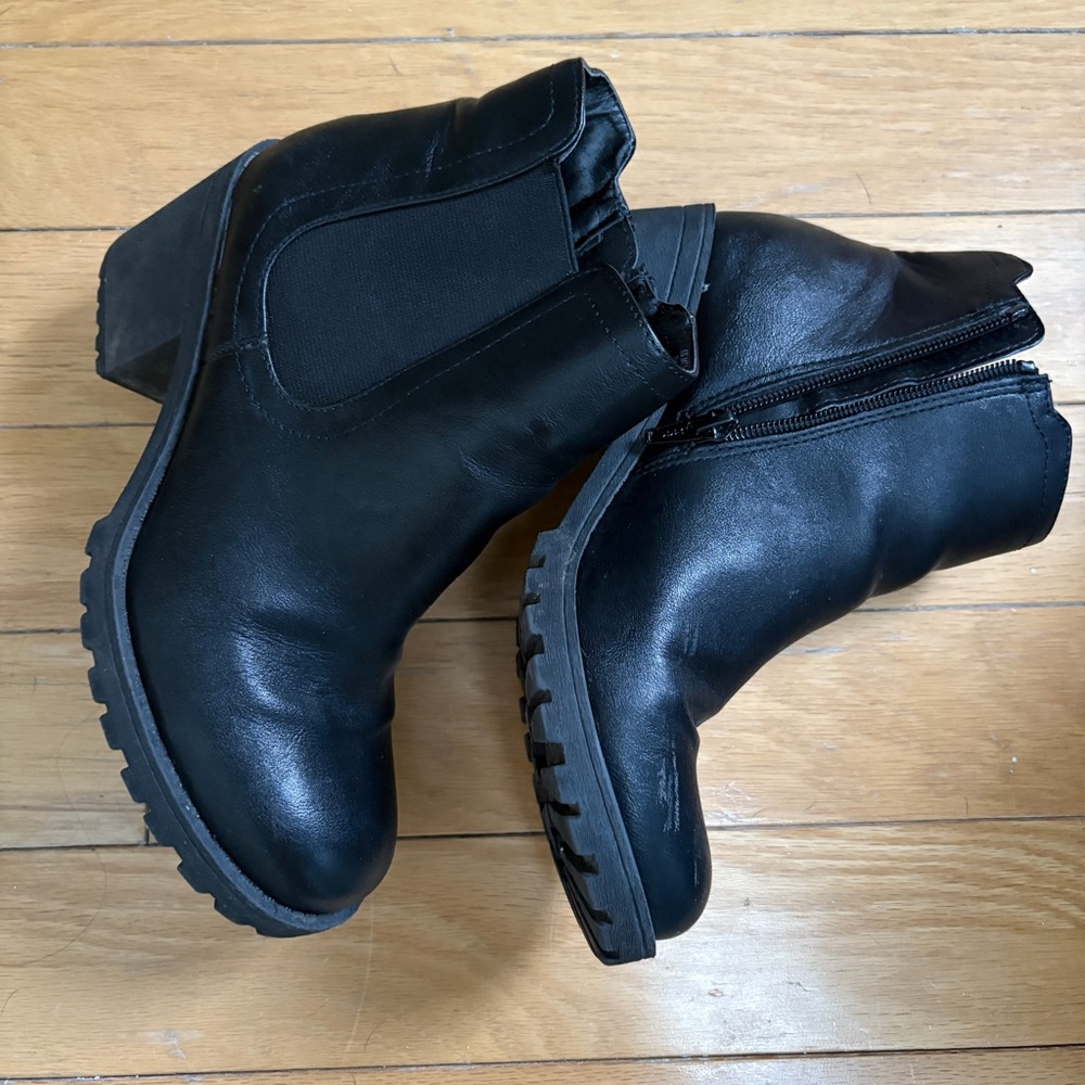 Sleek Black Ankle Booties